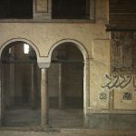 У цркви Светог Димитрија, мозаик Св. Базила, Григорија и Јована, Солун, 15. мај 1913. (фото www.albert-kahn.hauts-de-seine.fr)