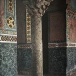 Стуб са закривљеним листовима акантуса, Солун, 15. мај 1913. (фото www.albert-kahn.hauts-de-seine.fr)
