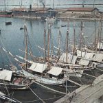 У луци, Солун, 14. мај 1913. (фото www.albert-kahn.hauts-de-seine.fr)