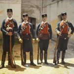 Група грчких војника, Солун, 24. мај 1913. (фото www.albert-kahn.hauts-de-seine.fr)