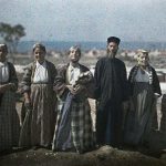 Група Јевреја, Солун, 6. септембар 1913. (фото www.albert-kahn.hauts-de-seine.fr)
