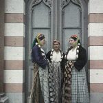 Три Јеврејке, Солун, 14. мај 1913. (фото www.albert-kahn.hauts-de-seine.fr)