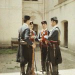 Група грчких војника, Солун, 24. мај 1913. (фото www.albert-kahn.hauts-de-seine.fr)