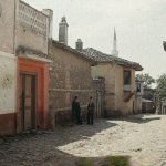 Турска улица у кварту цитаделе, Солун, 15. мај 1913. (фото www.albert-kahn.hauts-de-seine.fr)