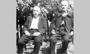 Милош Божиновић и Дина Јовановић, пријатељи и саборци, Равна, шездесетих