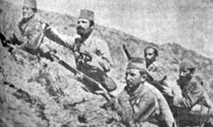 Отомански војници на граници према Црној Гори