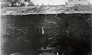Изглед заробљеничке бараке у Бугарским логорима (Извор: International Division Box-Bulgaria, Kauz Family, YMCA Archives, Minneaepolis, MN)