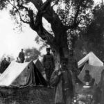 Један од логора српске војске на Крфу