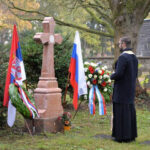 Помен који је служио отав Неђељко Ђокић на франкфуртском гробљу (фото З. Вицеларевић)