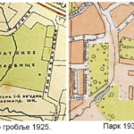 Братско гробље 1925. и преуређено у парк 1936.