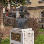 Спомен биста пуковнику Душану Пурићу у Ужицу (фото Бојан Радојичић)