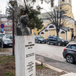 Спомен биста мајору Кости Тодоровићу у Ужицу (фото Бојан Радојичић)