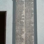 Спомен-плоче на Белој цркви у Карану (фото Бојан Радојичић)
