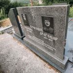 Споменик Драгомиру Вучковићу на гробљу на потесу Виловине у Севојну (фото Бојан Радојичић)