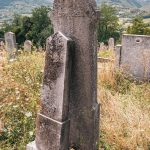 Споменик Луки Веснићу на гробљу на потесу Стране у Горјанима (фото Бојан Радојичић)