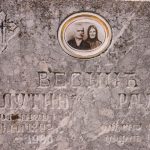 Споменик Милутину Веснићу на гробљу на потесу Стране у Горјанима (фото Бојан Радојичић)