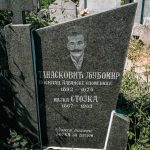 Споменик Љубомиру Танасковићу на гробљу на Главици у Дријетњу, Качер (фото Бојан Радојичић)