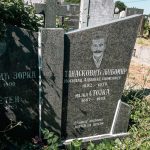 Споменик Љубомиру Танасковићу на гробљу на Главици у Дријетњу, Качер (фото Бојан Радојичић)