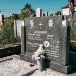 Споменик Радомиру Љубојевићу на гробљу на Шанцу у Дријетњу, Качер (фото Бојан Радојичић)