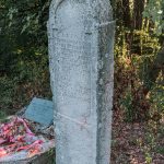 Крајпуташ Драгоју Р. Аврамовићу на пропланку у Гајевима, у Севојну (фото Бојан Радојичић)