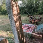 Крајпуташ Драгоју Р. Аврамовићу на пропланку у Гајевима, у Севојну (фото Бојан Радојичић)