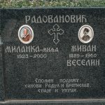 Споменик Живану Радовановићу на гробљу на потесу Ковачевина, Скржути (фото Бојан Радојичић)