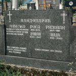 Споменик Анђелку Мандопарићу на гробљу на потесу Ковачевина, Скржути (фото Бојан Радојичић)