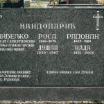 Споменик Анђелку Мандопарићу на гробљу на потесу Ковачевина, Скржути (фото Бојан Радојичић)