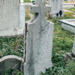 Споменик Вељку Рогићу на Рогића гробљу на Пониквама у Биосци (фото Бојан Радојичић)