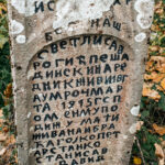 Споменик Светлисаву Рогићу на Рогића гробљу на Пониквама у Биосци (фото Бојан Радојичић)