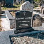 Споменик Драгутину Мирковићу на гробљу на потесу Коњска река у Кремнима (фото Бојан Радојичић)
