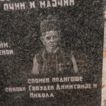 Споменик Ранку М. Дамљановићу на гробљу у селу Вране, Скржути (фото Бојан Радојичић)